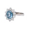 Bague 56 Bague  Pompadour Or blanc Saphir, Diamant 58 Facettes 5335505RV