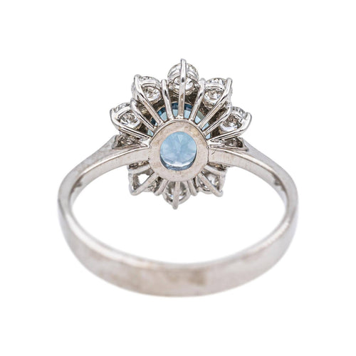 Bague 56 Bague  Pompadour Or blanc Saphir, Diamant 58 Facettes 5335505RV