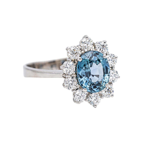 Bague 56 Bague  Pompadour Or blanc Saphir, Diamant 58 Facettes 5335505RV