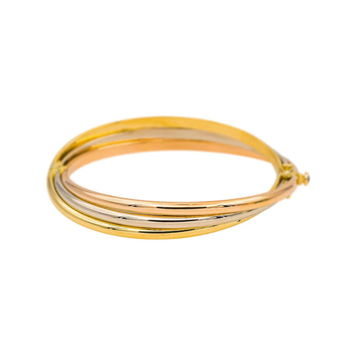 Bracelet Bracelet 3 ors Or jaune, Or rose, Or blanc Saphir 58 Facettes 5359807CN