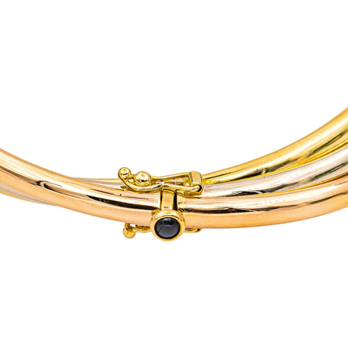 Bracelet Bracelet 3 ors Or jaune, Or rose, Or blanc Saphir 58 Facettes 5359807CN