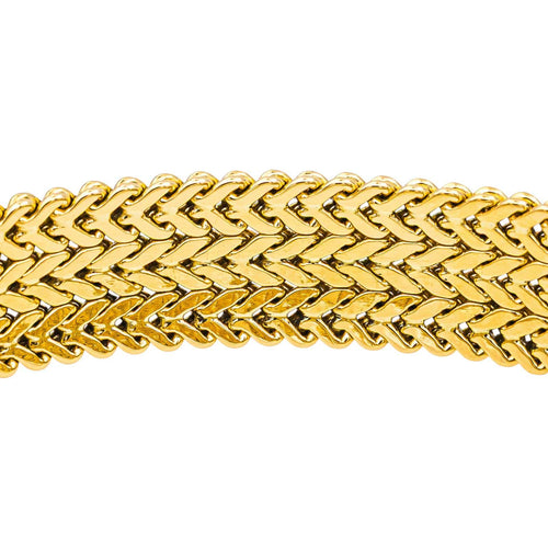 Bracelet Bracelet Maille épi Or jaune 58 Facettes 5460181CN