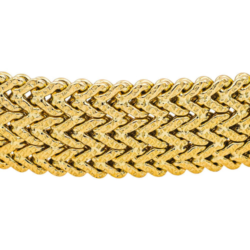 Bracelet Bracelet Maille épi Or jaune 58 Facettes 5460181CN