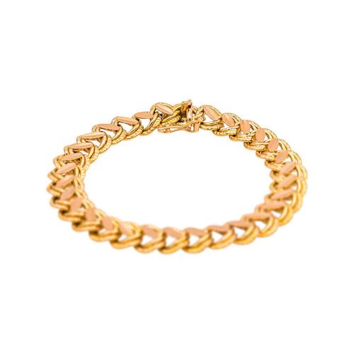 Bracelet Bracelet Maille Or rose 58 Facettes 5527111CN