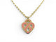Collier pendentif POIRAY coeur entrelace pm en or rose 18k +chaine 9k boite 58 Facettes 274664
