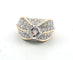 Bague Bague en or jaune avec diamants 58 Facettes 294/26 D