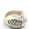 Bague Bague en or jaune avec diamants 58 Facettes 294/26 D