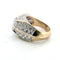 Bague Bague en or jaune avec diamants 58 Facettes 294/26 D