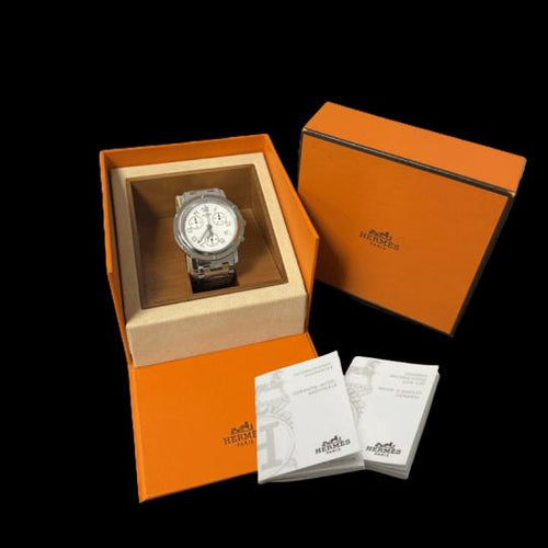 Montre Hermes Montre Clipper Chronograph 58 Facettes MT46112