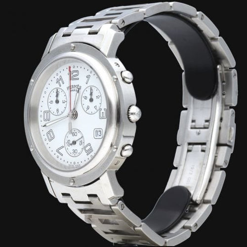 Montre Hermes Montre Clipper Chronograph 58 Facettes MT46112