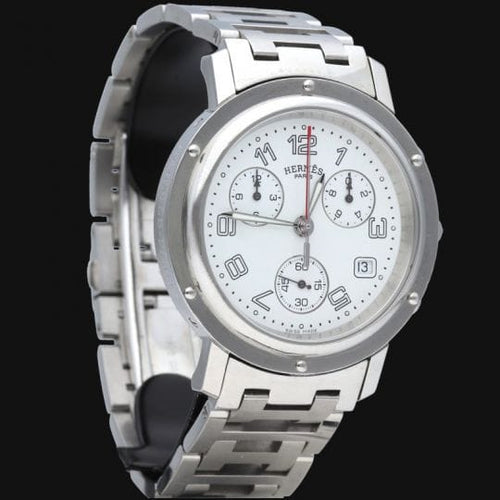 Montre Hermes Montre Clipper Chronograph 58 Facettes MT46112