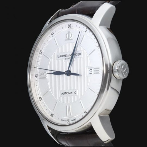 Montre Baume & Mercier Classima - Montre automatique en acier 58 Facettes MT46071