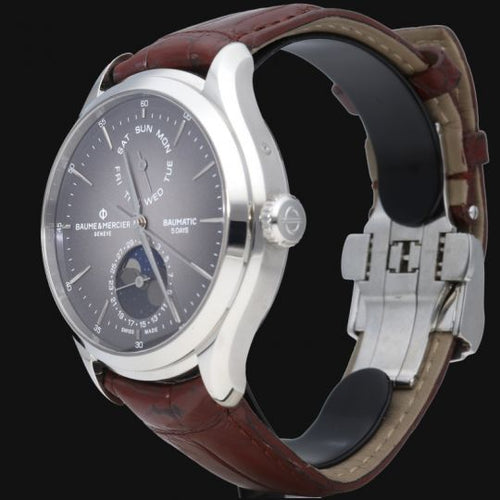 Montre Baume & Mercier Clifton - Montre automatique en acier 58 Facettes MT46081