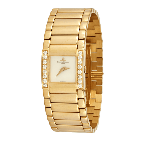 Montre Baume & Mercier Catwalk - Montre en or jaune 18 carats et diamants 58 Facettes BO/220082