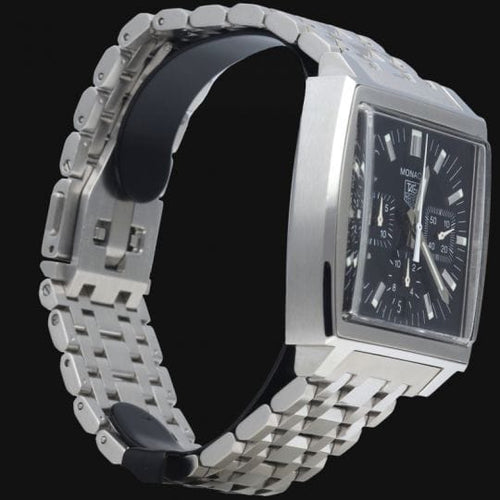 Montre TAG Heuer Monaco - Montre chronographe en acier 58 Facettes MT46536