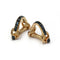 Boutons de manchette Boutons de manchettes en or jaune et saphirs 58 Facettes 260114R