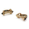 Boutons de manchette Boutons de manchettes en or jaune et saphirs 58 Facettes 260114R