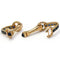 Boutons de manchette Boutons de manchettes en or jaune et saphirs 58 Facettes 260114R