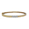 Bracelet Bracelet rigide - Bracelet en or jaune et diamants 58 Facettes 260118R