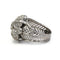 Bague 55.5 Bague Fleur en platine et diamants 58 Facettes 260125R
