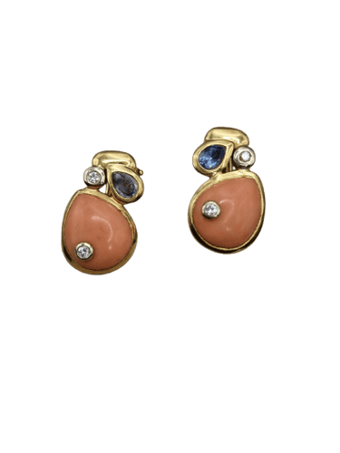 Boucles d'oreilles Boucles d'oreilles pendantes vintage Manfredi 58 Facettes CV-059