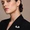 Broche Broche Papillon Platine et Diamants 58 Facettes 65000047