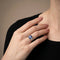 Bague 50 Bague Or blanc Saphir et Diamants 58 Facettes 61100135