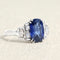 Bague 50 Bague Or blanc Saphir et Diamants 58 Facettes 61100135