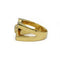 Bague 51.5 Chevalière - Bague en or jaune et blanc diamants saphir 58 Facettes 260126R
