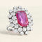 Bague 53 Bague Or blanc, Rubis de Birmanie et Diamants 58 Facettes 61100139