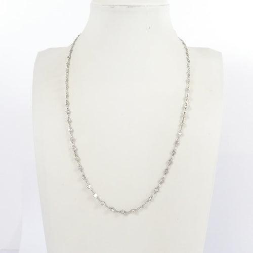 Collier Collier en platine et diamants 3,50 carats 58 Facettes LP244