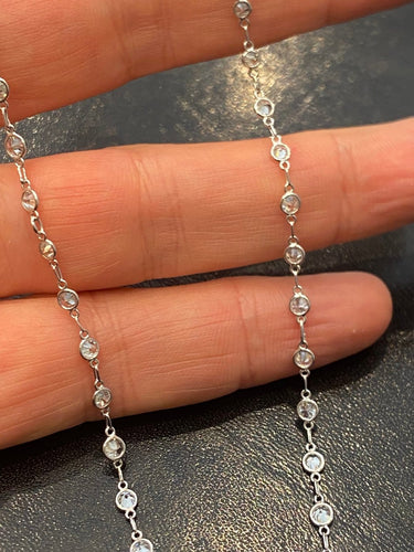 Collier Collier en platine et diamants 3,50 carats 58 Facettes LP244
