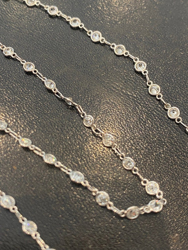 Collier Collier en platine et diamants 3,50 carats 58 Facettes LP244