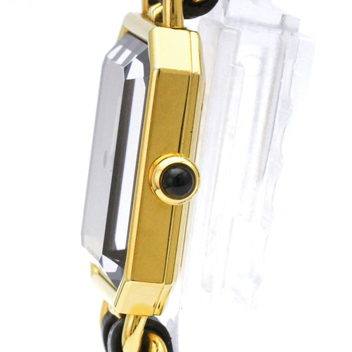 Montre Chanel Premiere Rock Quartz Watch Plated Metal and Leather 58 Facettes dr7zrximi3