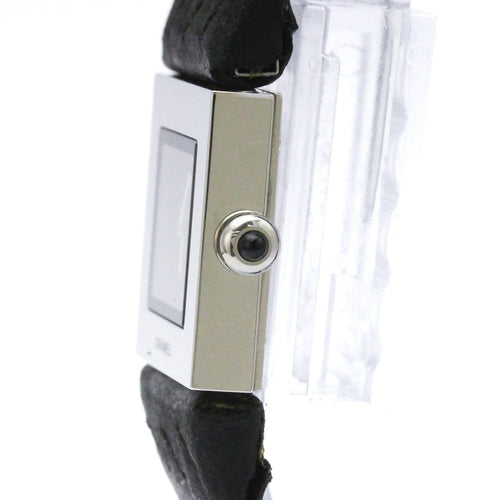 Montre Chanel Matelasse Quartz Watch Stainless Steel and Quilted Leather 58 Facettes nvavwk5zxr