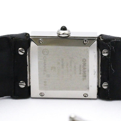 Montre Chanel Matelasse Quartz Watch Stainless Steel and Quilted Leather 58 Facettes nvavwk5zxr