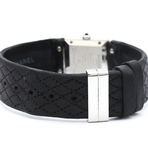 Montre Chanel Matelasse Quartz Watch Stainless Steel and Quilted Leather 58 Facettes nvavwk5zxr