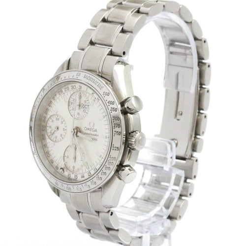 Montre Omega Speedmaster Triple Calendar Chronograph Automatic Watch Stainless Steel 58 Facettes hnl4h4exxx