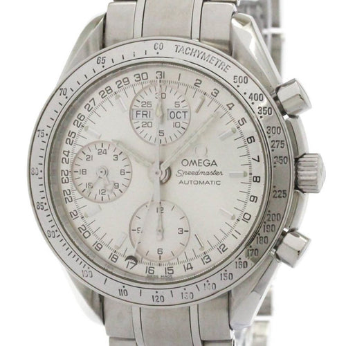 Montre Omega Speedmaster Triple Calendar Chronograph Automatic Watch Stainless Steel 58 Facettes hnl4h4exxx