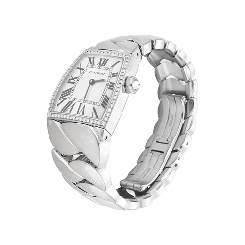 Montre Cartier La Dona - Montre en or blanc 18 carats diamants 58 Facettes BO/230070 STA