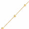 Herzarmband aus Gold und Zirkonia 58 Facettes BO/230081