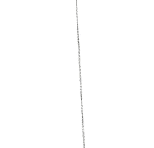 Colar com pendente em ouro branco e zircões 58 Facettes BO/230104/