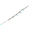 Bracelet Bracelet - Bracelet breloque en or blanc 750, diamants et turquoise 58 Facettes BO/240015/