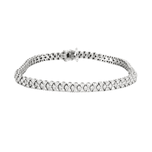 Bracelet Bracelet - Bracelet en or blanc et diamants 58 Facettes BO/240012/