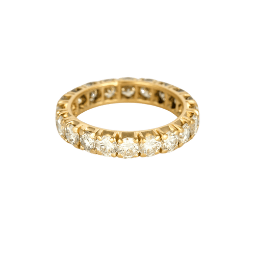 Bague 59 Alliance américaine - Bague en or jaune, diamants 58 Facettes BO/250001 NSS