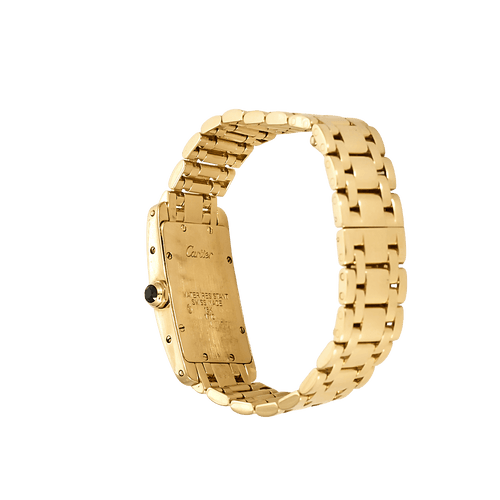 Montre Cartier Tank Américaine - Montre en or jaune 58 Facettes BO/250012
