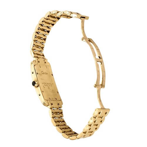 Montre Cartier Tank Américaine - Montre en or jaune 58 Facettes BO/250012