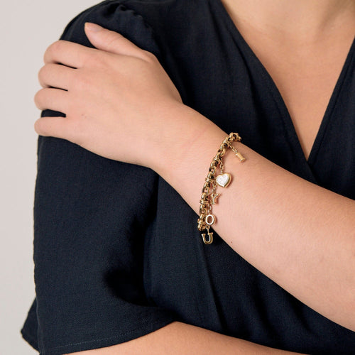 Bracelet Chopard Happy Diamonds - Bracelet en or jaune diamants 58 Facettes BO/250043