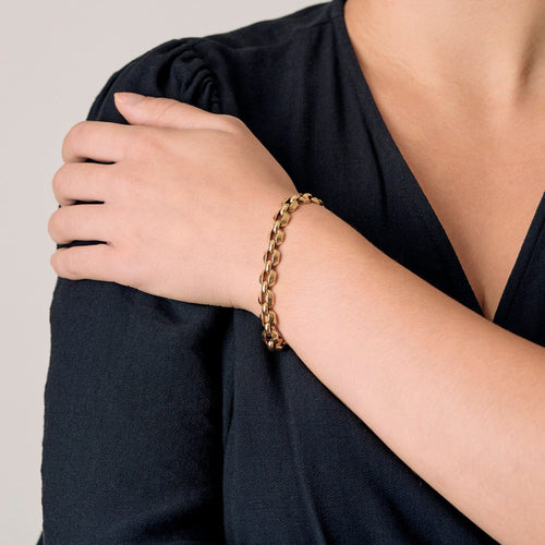 Bracelet Cartier Foxtrot - Bracelet en or jaune 58 Facettes BO/250044