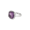 Bague 54 Poiray - Bague Fille Antique en or blanc diamants et améthyste 58 Facettes BO/250029